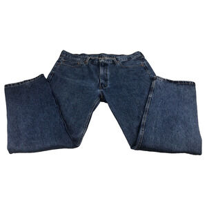 Levi's 505 Men's Jeans 40 x 32 Regular Fit Straight Leg Y2K Blue Denim Stonewash